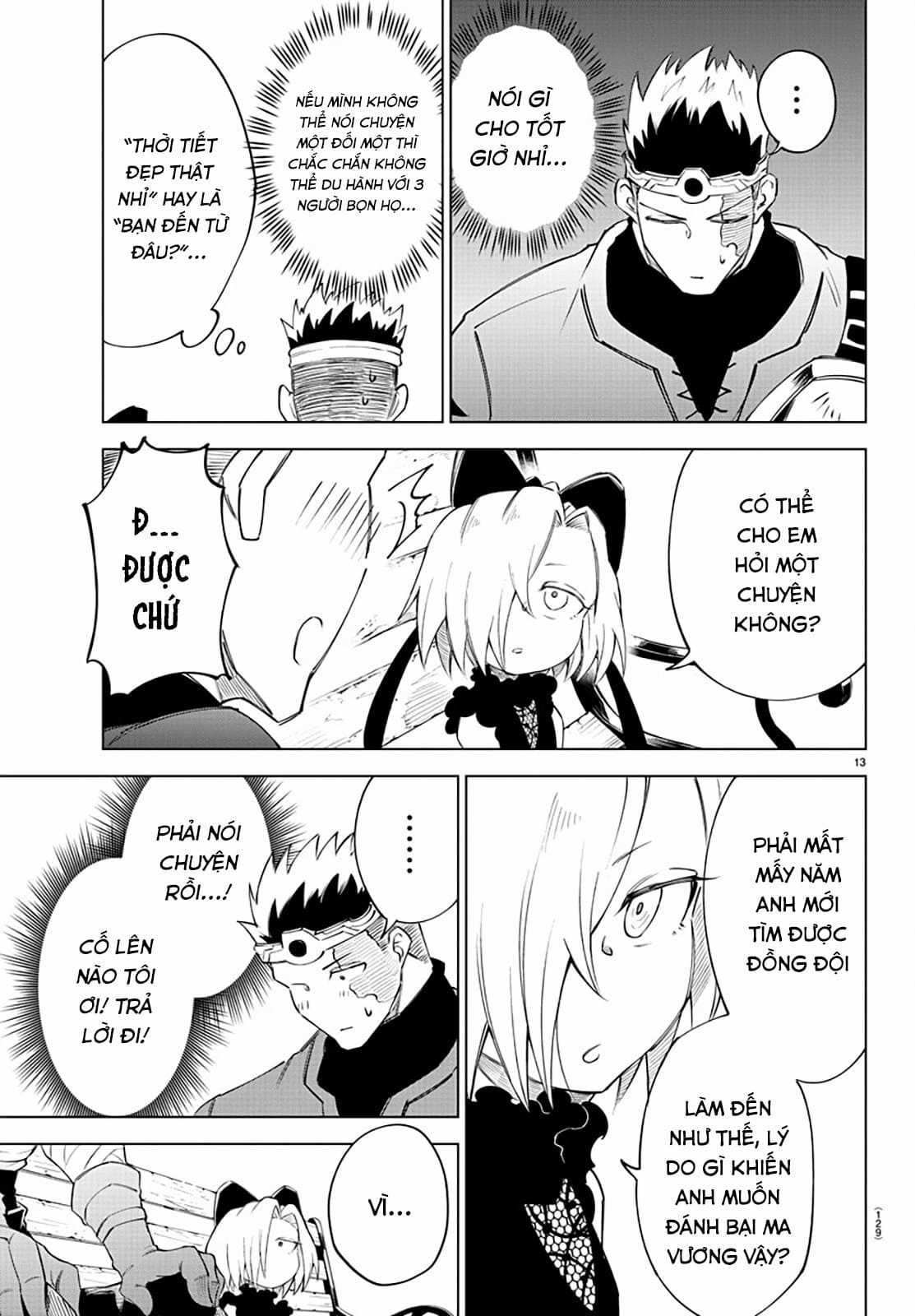 Dũng sĩ hay ngất và những nàng công chúa sát thủ Chapter 4 trang 13