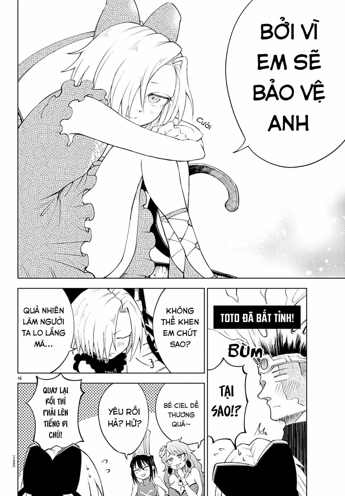 Dũng sĩ hay ngất và những nàng công chúa sát thủ Chapter 4 trang 16