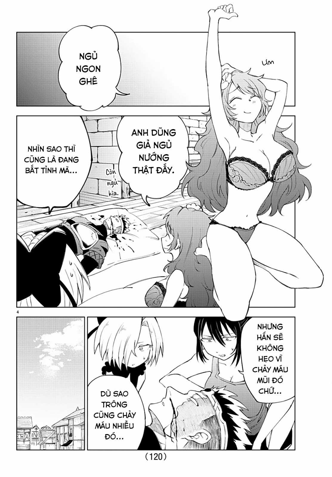 Dũng sĩ hay ngất và những nàng công chúa sát thủ Chapter 4 trang 4