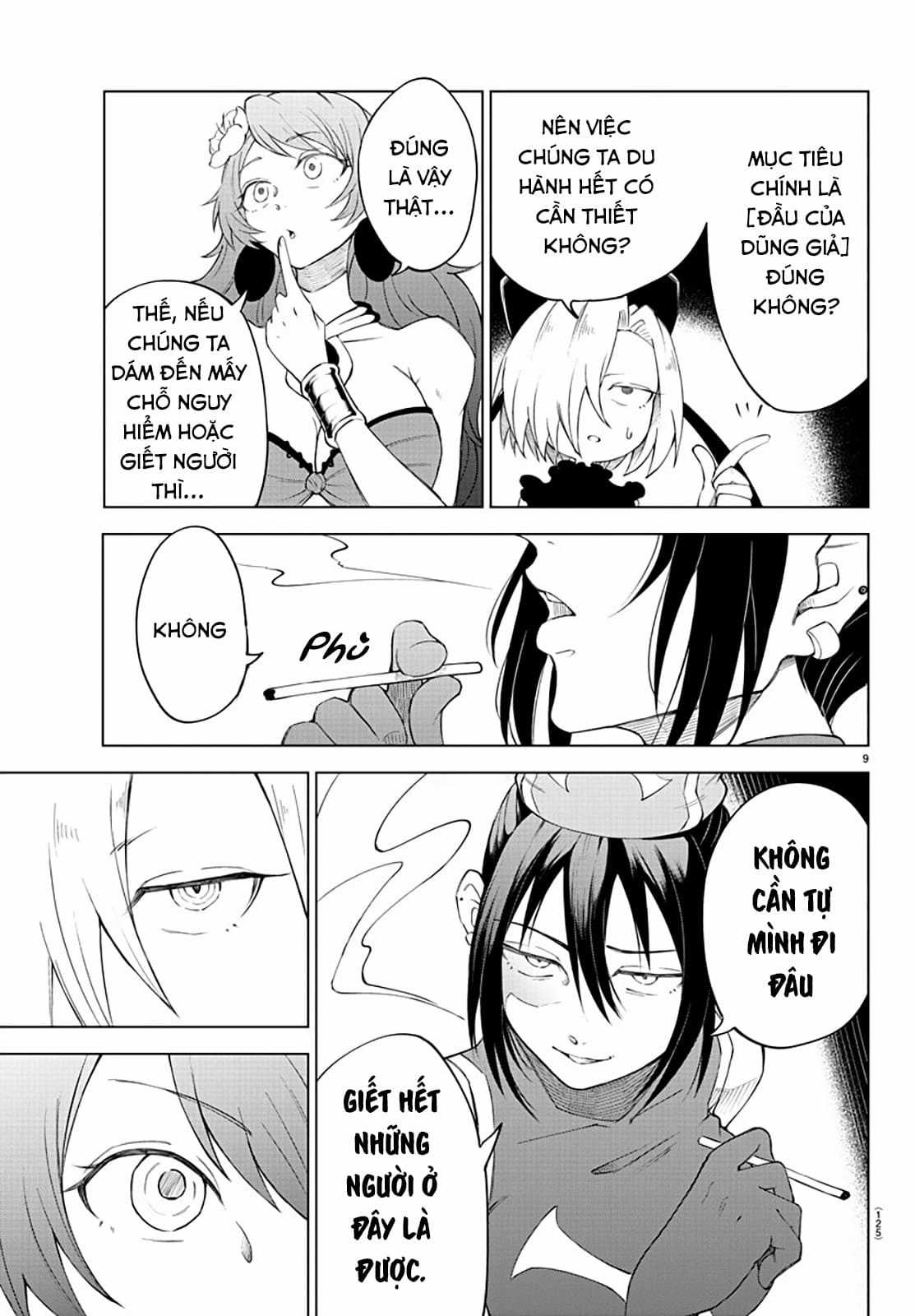 Dũng sĩ hay ngất và những nàng công chúa sát thủ Chapter 4 trang 9