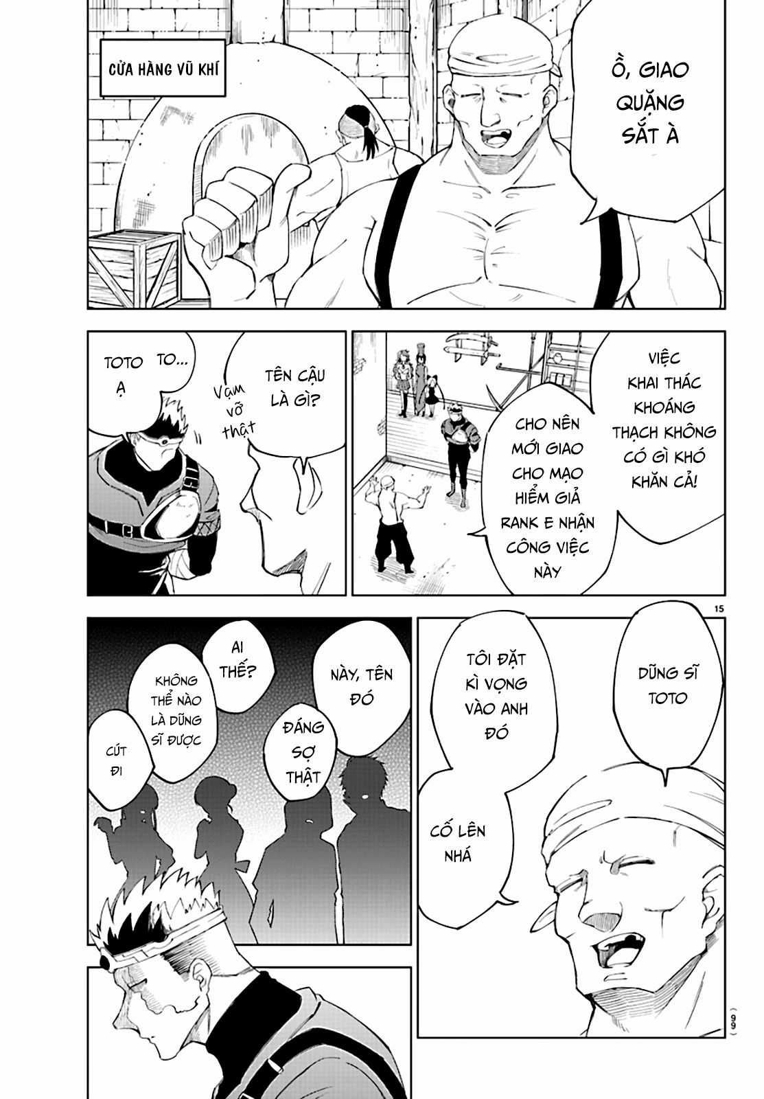 Dũng sĩ hay ngất và những nàng công chúa sát thủ Chapter 5 trang 16