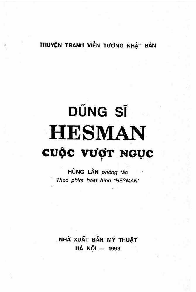 Dũng Sĩ Hesman Chapter 1 trang 2