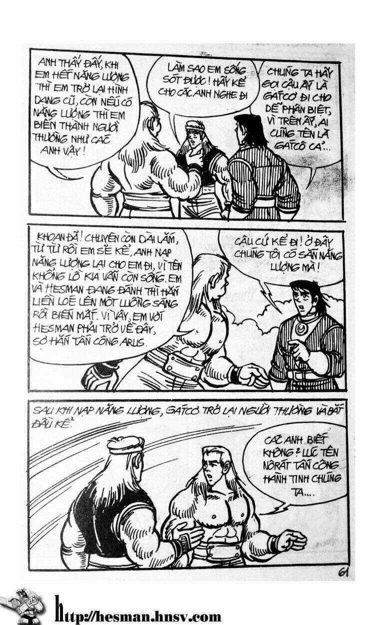 Dũng Sĩ Hesman Chapter 103 trang 59