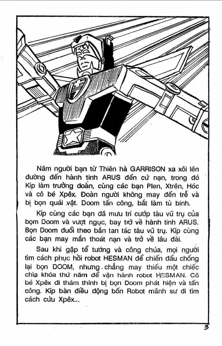 Dũng Sĩ Hesman Chapter 2 trang 3