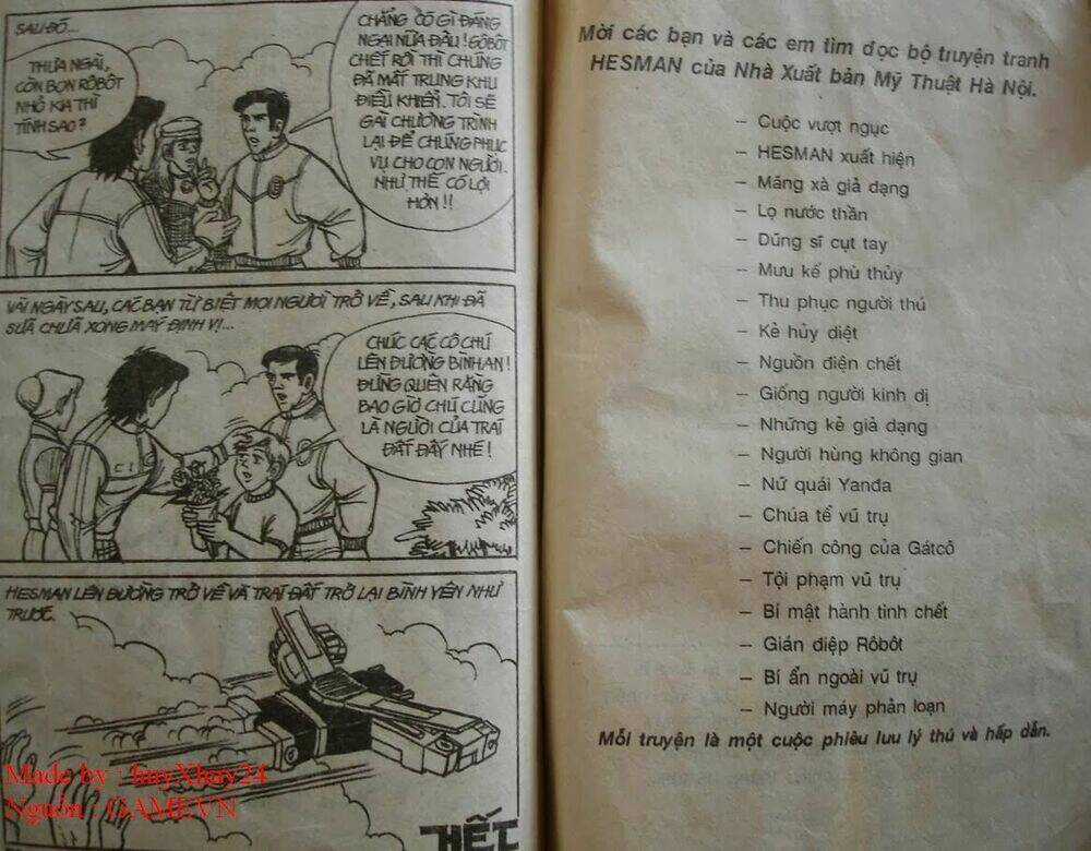 Dũng Sĩ Hesman Chapter 21 trang 33