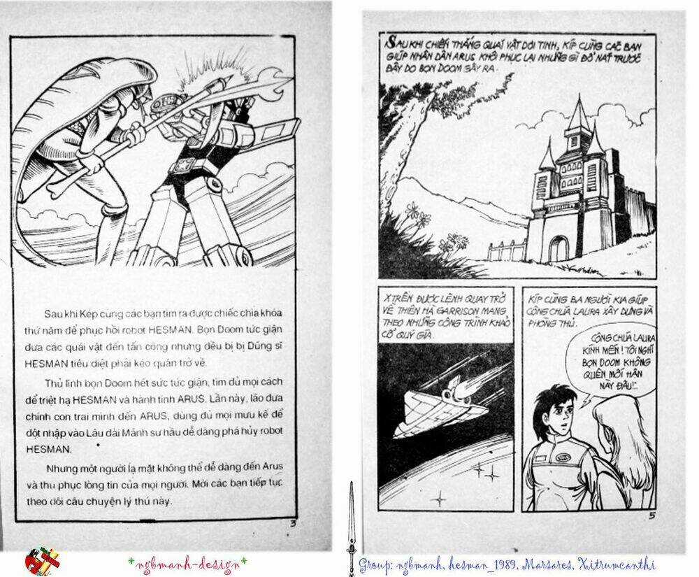 Dũng Sĩ Hesman Chapter 3 trang 2