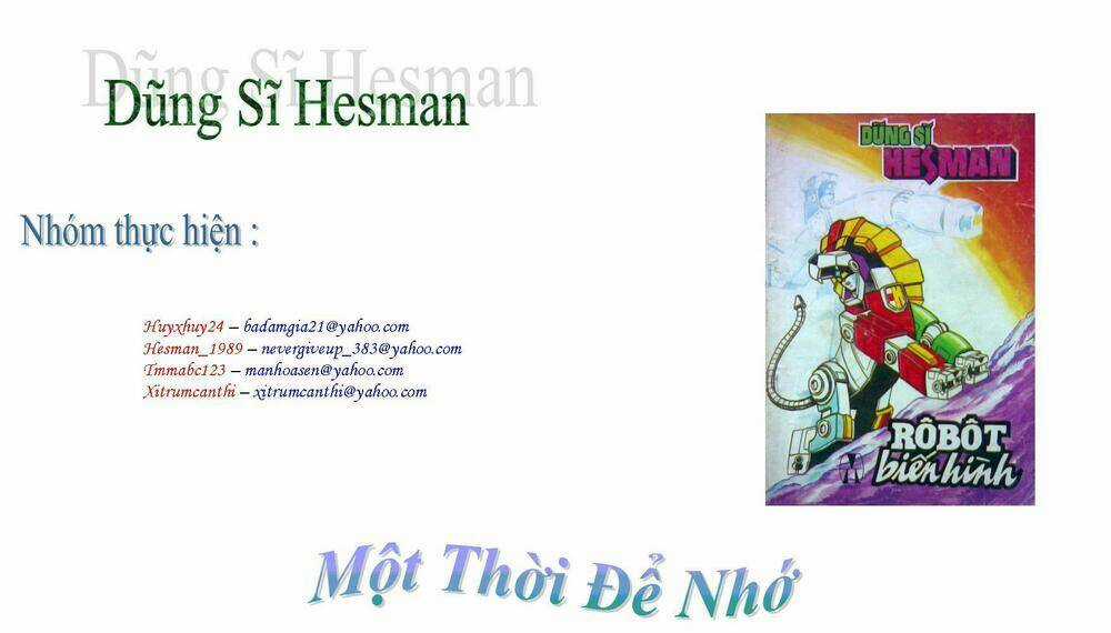 Dũng Sĩ Hesman Chapter 67 trang 0