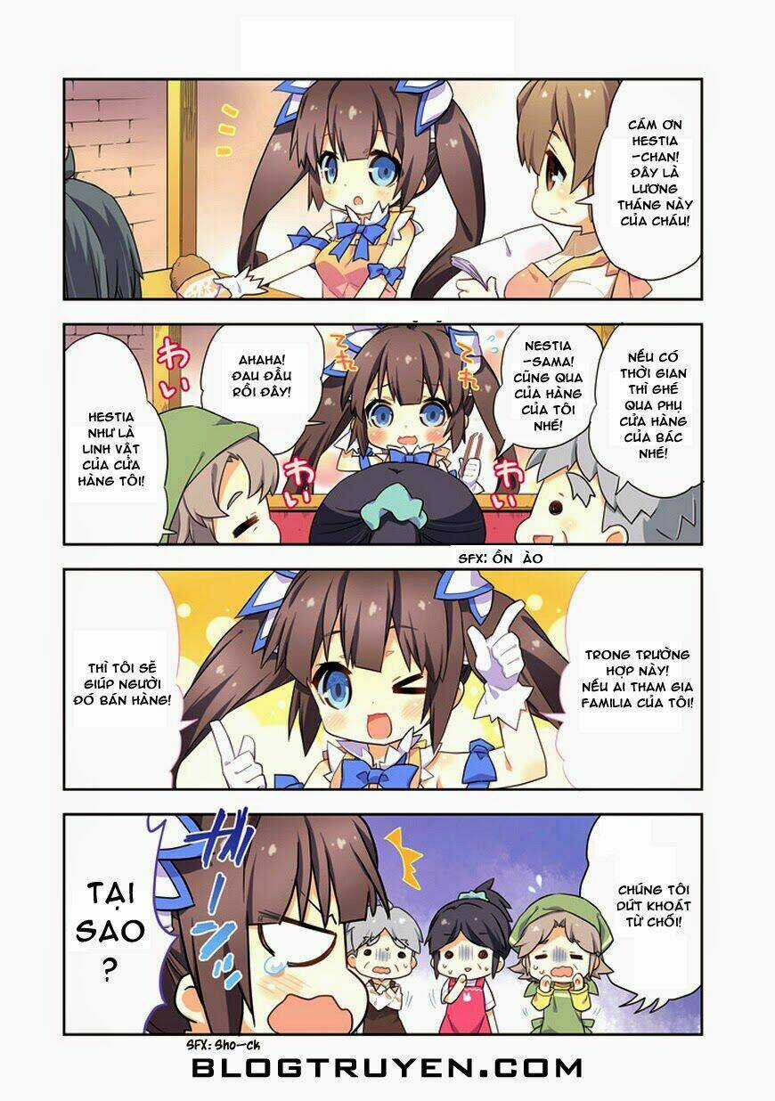 Dungeon Ni Deai O Motomeru No Wa Machigatte Iru Darou Ka 4Koma - Days Of Goddess Chapter 1 trang 4
