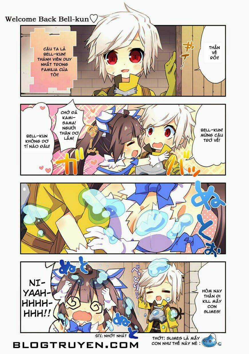 Dungeon Ni Deai O Motomeru No Wa Machigatte Iru Darou Ka 4Koma - Days Of Goddess Chapter 1 trang 6