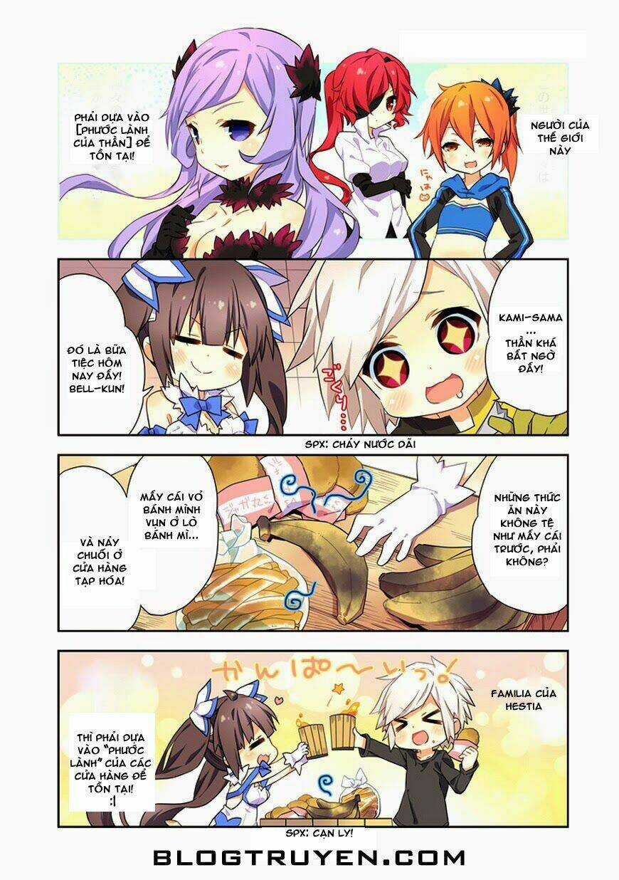 Dungeon Ni Deai O Motomeru No Wa Machigatte Iru Darou Ka 4Koma - Days Of Goddess Chapter 1 trang 7