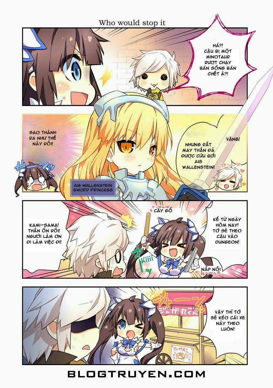 Dungeon Ni Deai O Motomeru No Wa Machigatte Iru Darou Ka 4Koma - Days Of Goddess Chapter 1 trang 8