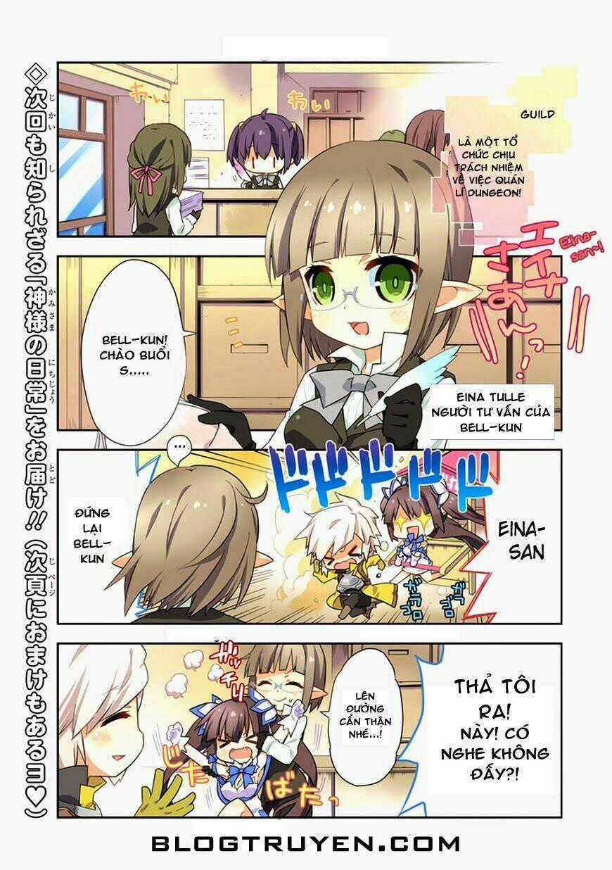 Dungeon Ni Deai O Motomeru No Wa Machigatte Iru Darou Ka 4Koma - Days Of Goddess Chapter 1 trang 9