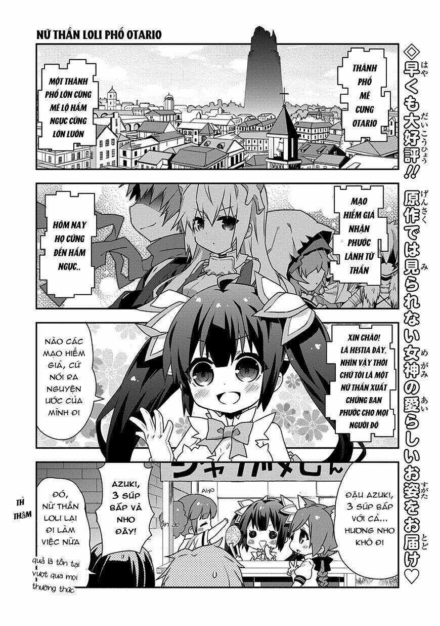 Dungeon Ni Deai O Motomeru No Wa Machigatte Iru Darou Ka 4Koma - Days Of Goddess Chapter 2 trang 3