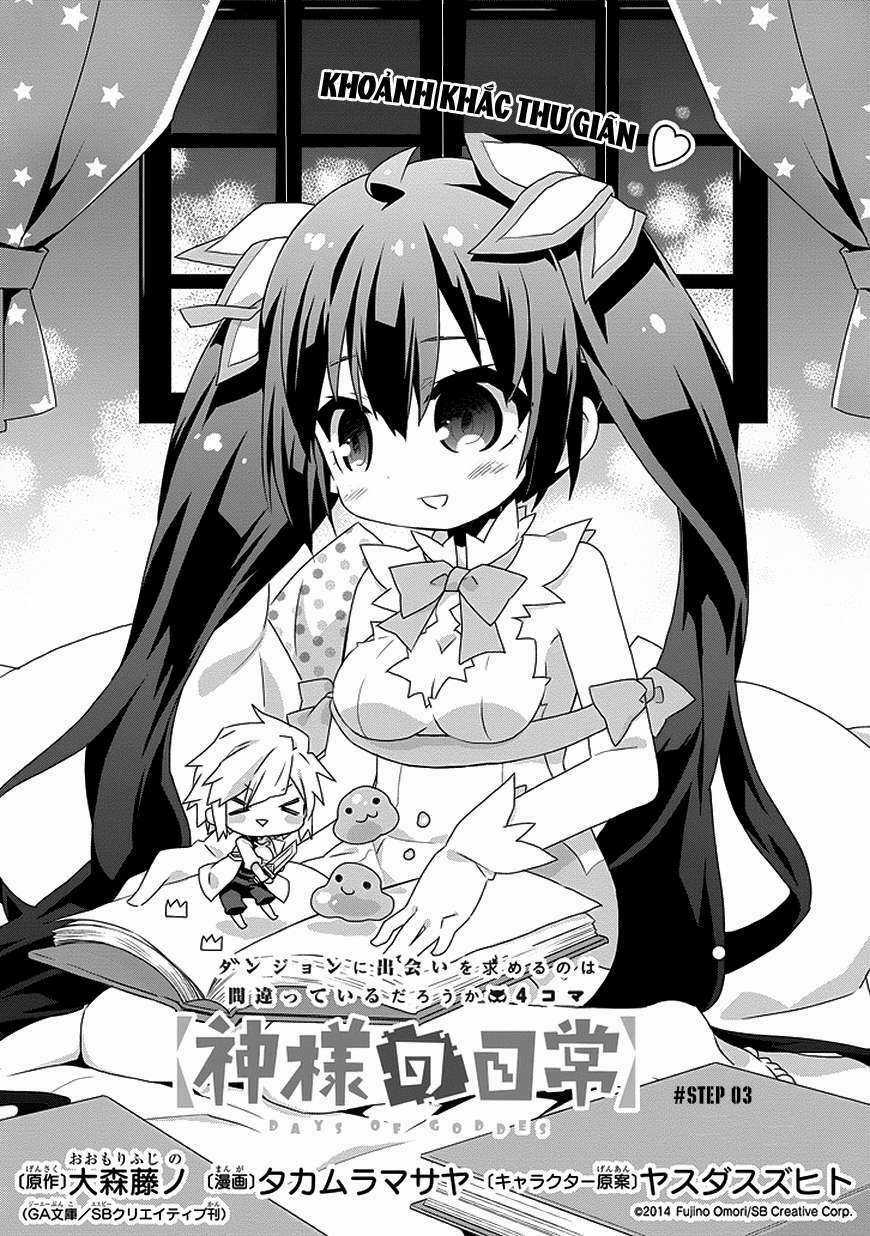 Dungeon Ni Deai O Motomeru No Wa Machigatte Iru Darou Ka 4Koma - Days Of Goddess Chapter 3 trang 3