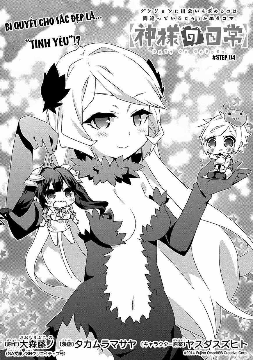 Dungeon Ni Deai O Motomeru No Wa Machigatte Iru Darou Ka 4Koma - Days Of Goddess Chapter 4 trang 3