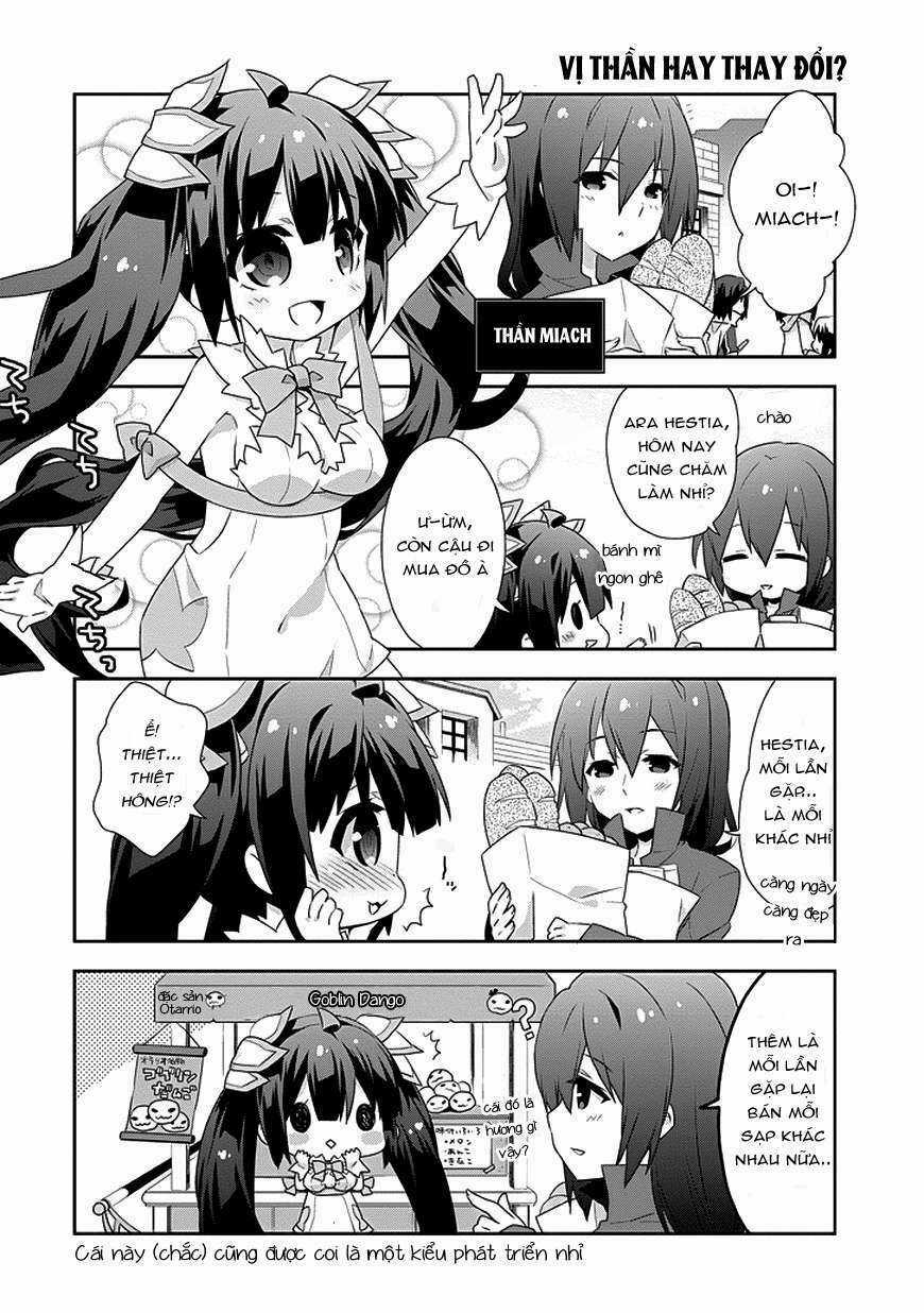 Dungeon Ni Deai O Motomeru No Wa Machigatte Iru Darou Ka 4Koma - Days Of Goddess Chapter 4 trang 4