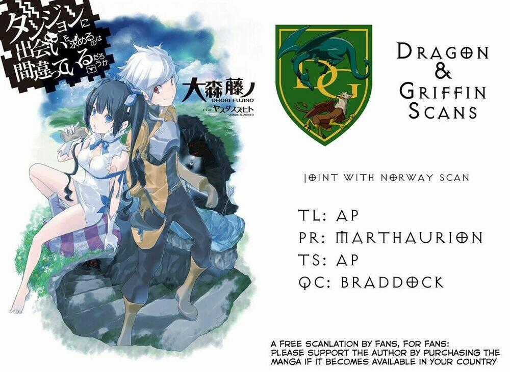 Dungeon Ni Deai O Motomeru No Wa Machigatte Iru Darou Ka Chapter 10 trang 1