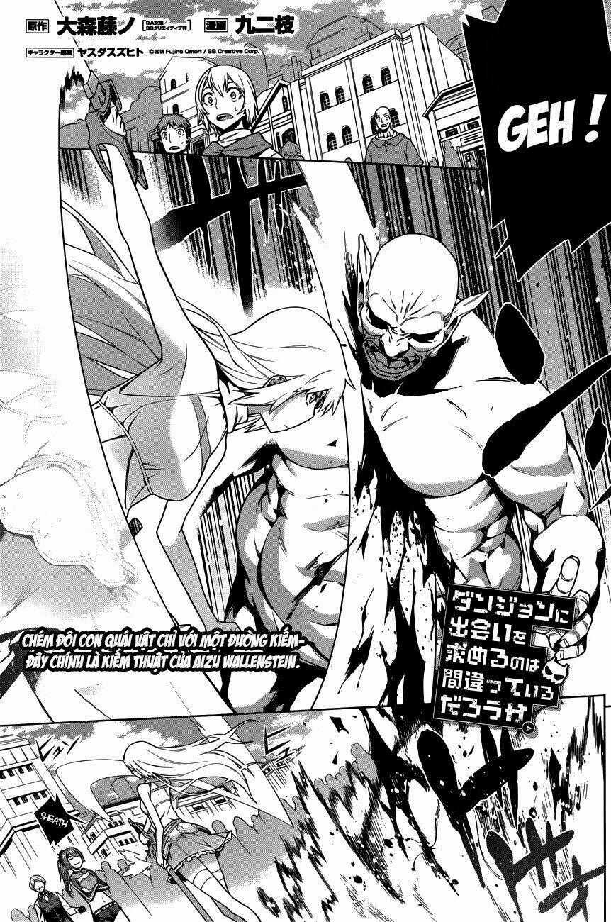 Dungeon Ni Deai O Motomeru No Wa Machigatte Iru Darou Ka Chapter 13 trang 1