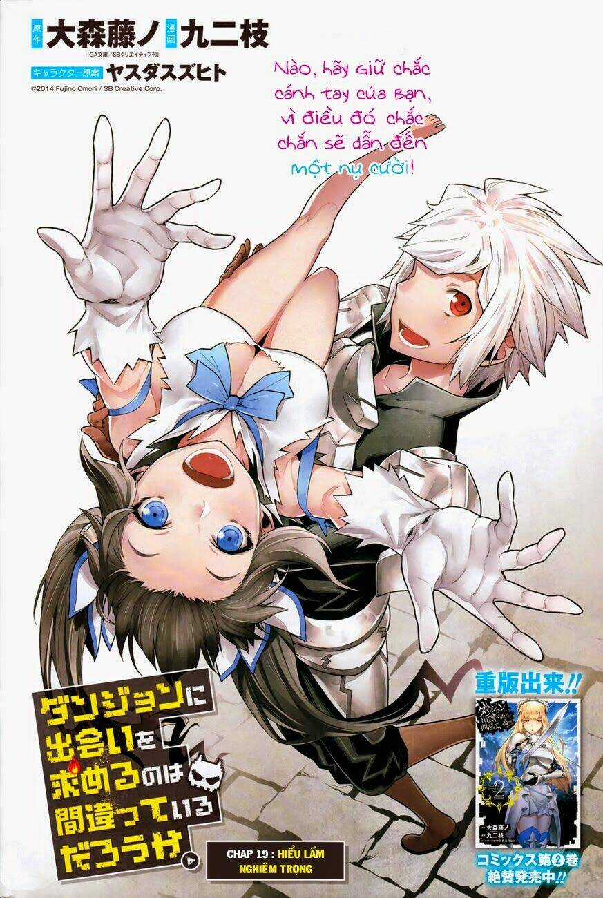 Dungeon Ni Deai O Motomeru No Wa Machigatte Iru Darou Ka Chapter 19 trang 2