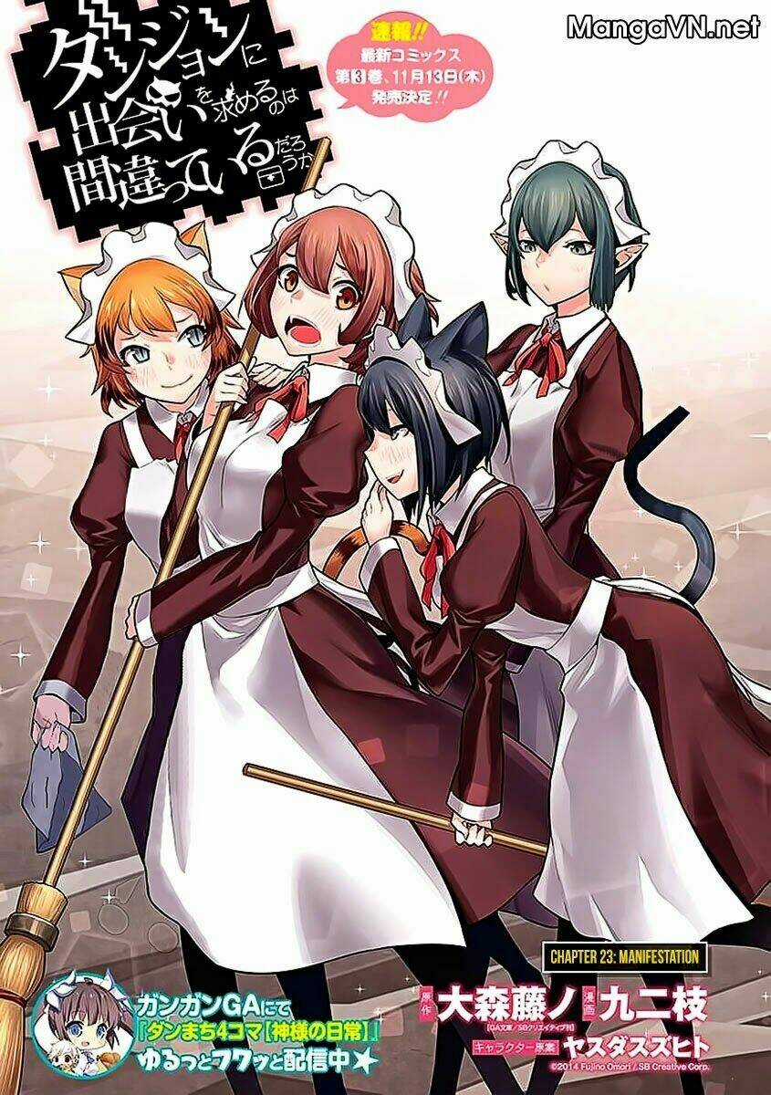 Dungeon Ni Deai O Motomeru No Wa Machigatte Iru Darou Ka Chapter 23 trang 2