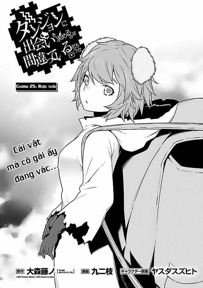 Dungeon Ni Deai O Motomeru No Wa Machigatte Iru Darou Ka Chapter 25 trang 2