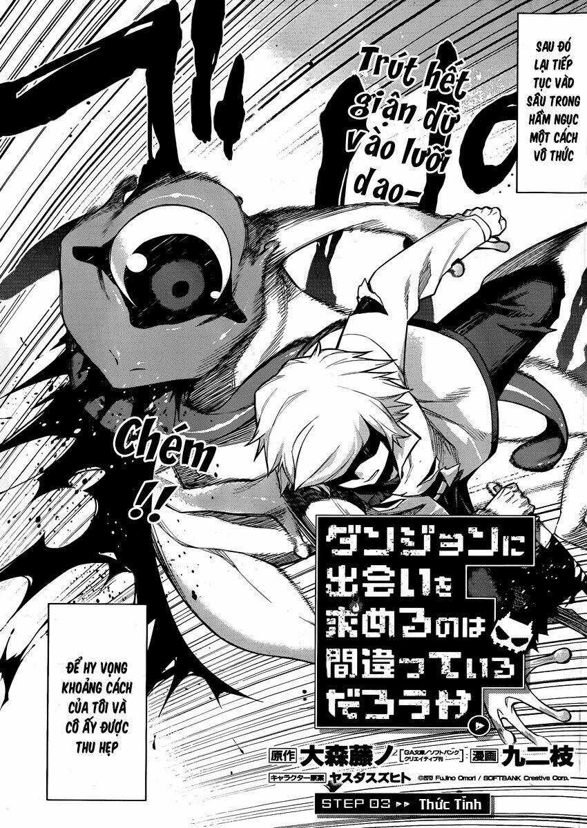 Dungeon Ni Deai O Motomeru No Wa Machigatte Iru Darou Ka Chapter 3 trang 3