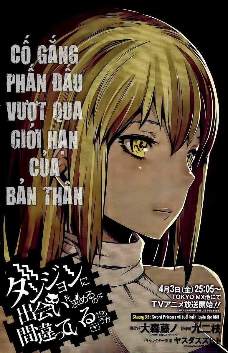 Dungeon Ni Deai O Motomeru No Wa Machigatte Iru Darou Ka Chapter 32 trang 0