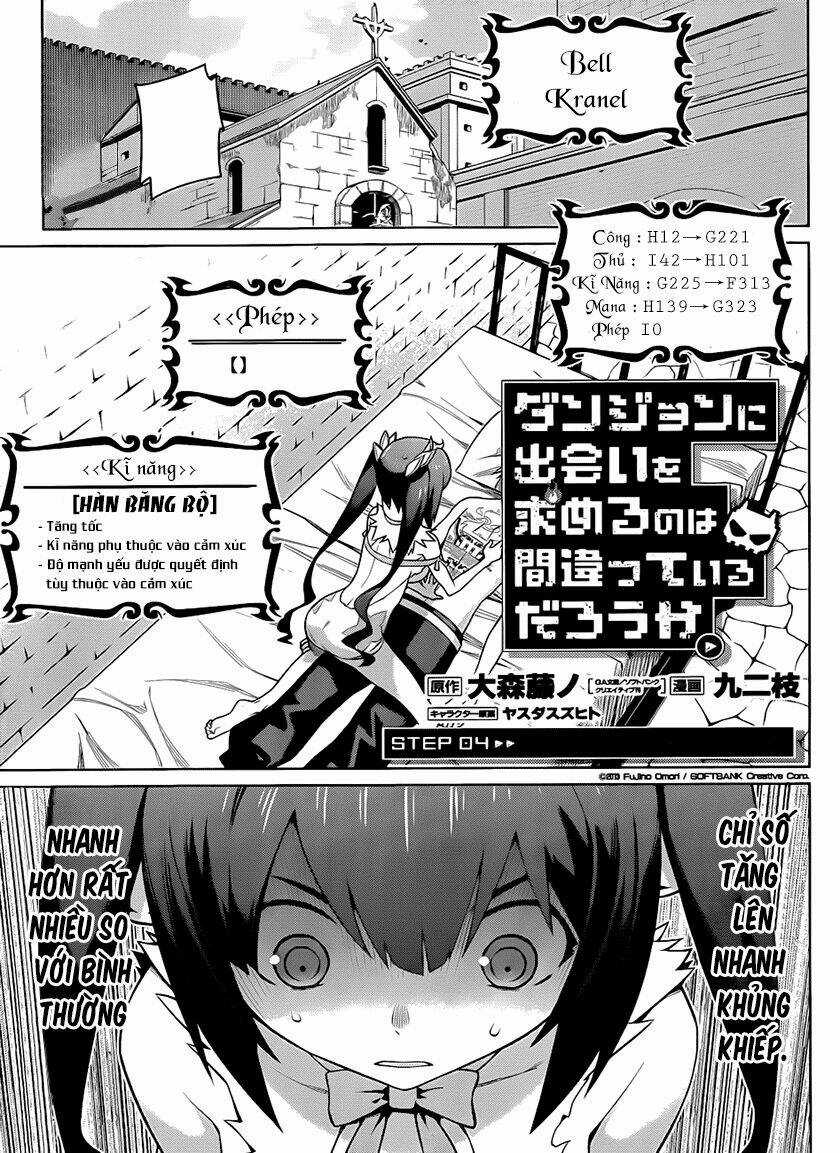 Dungeon Ni Deai O Motomeru No Wa Machigatte Iru Darou Ka Chapter 4 trang 3