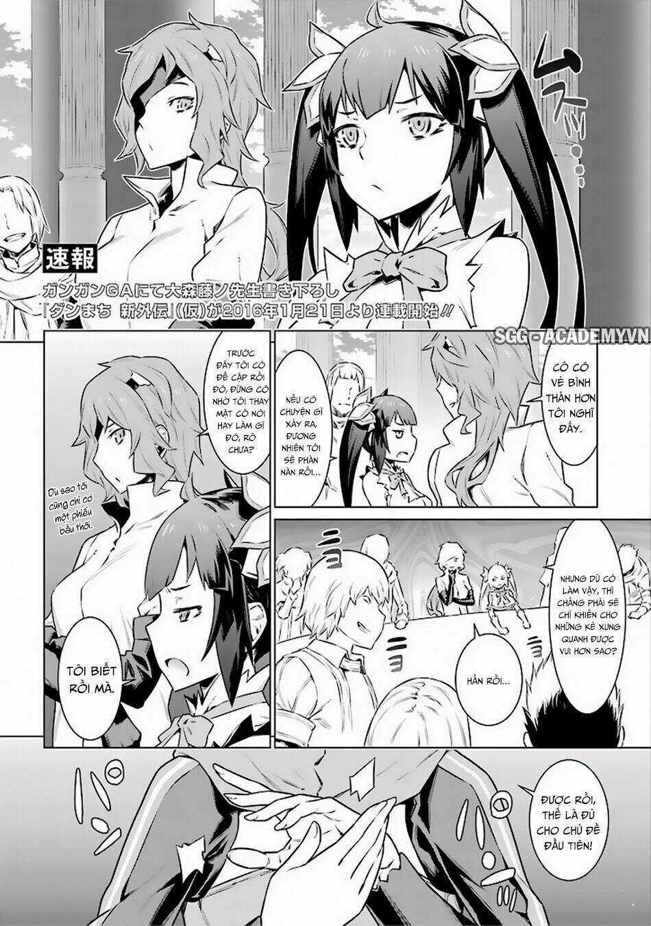 Dungeon Ni Deai O Motomeru No Wa Machigatte Iru Darou Ka Chapter 48 trang 3