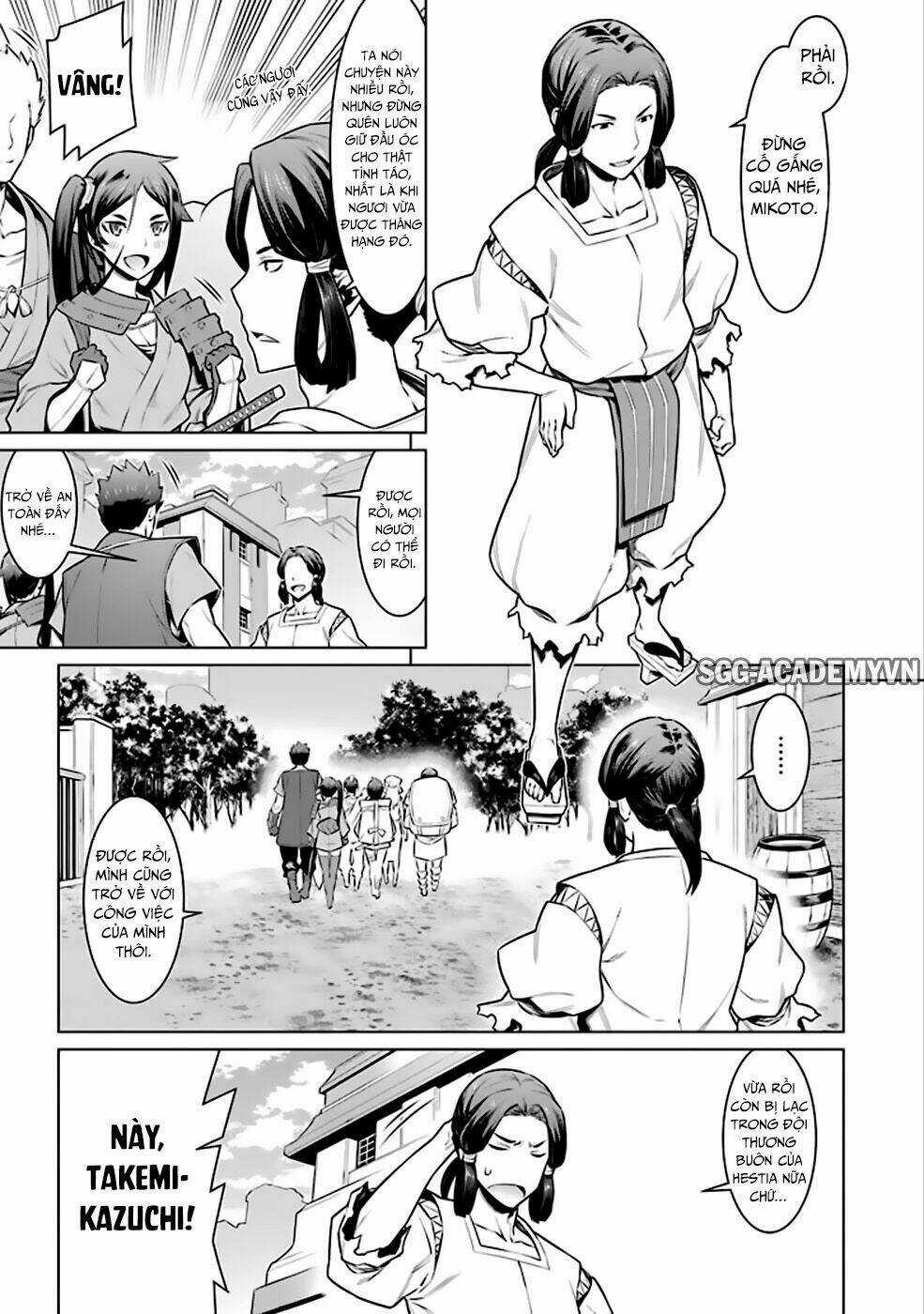 Dungeon Ni Deai O Motomeru No Wa Machigatte Iru Darou Ka Chapter 57 trang 4