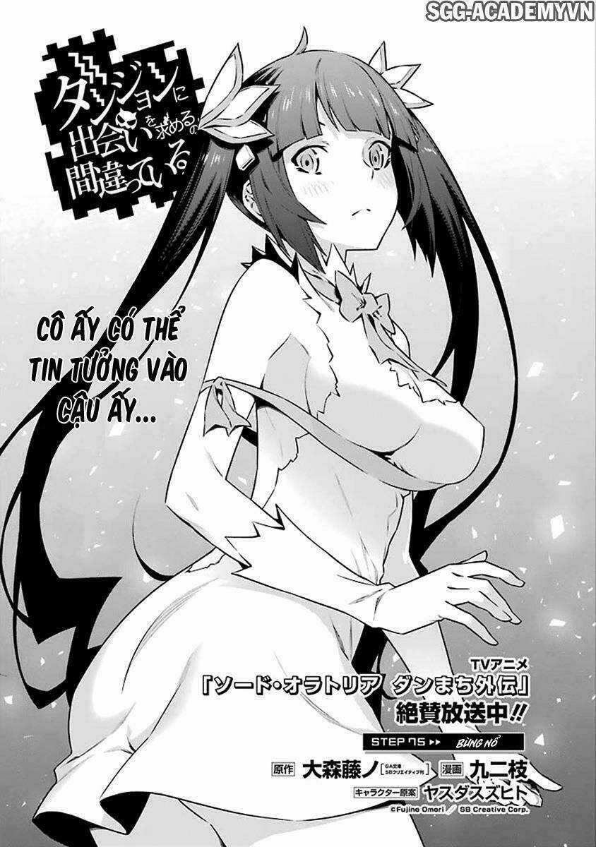 Dungeon Ni Deai O Motomeru No Wa Machigatte Iru Darou Ka Chapter 75 trang 2