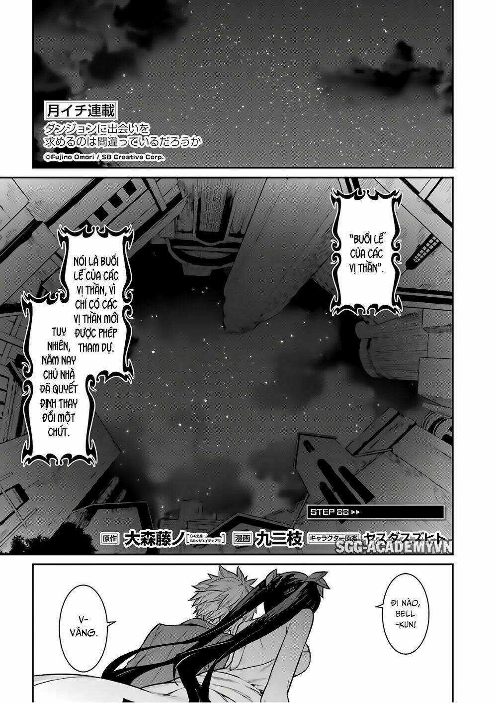 Dungeon Ni Deai O Motomeru No Wa Machigatte Iru Darou Ka Chapter 88 trang 2