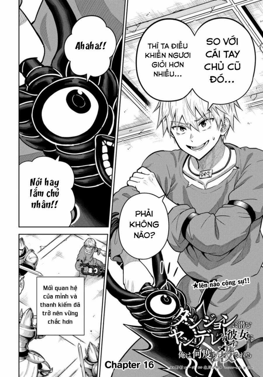 Dungeon Ni Hisomu Yandere Na Kanojo Ni Ore Wa Nando Mo Korosareru Chapter 16 trang 4