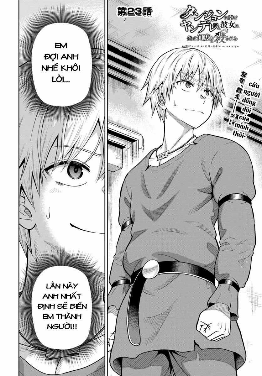 Dungeon Ni Hisomu Yandere Na Kanojo Ni Ore Wa Nando Mo Korosareru Chapter 23 trang 4