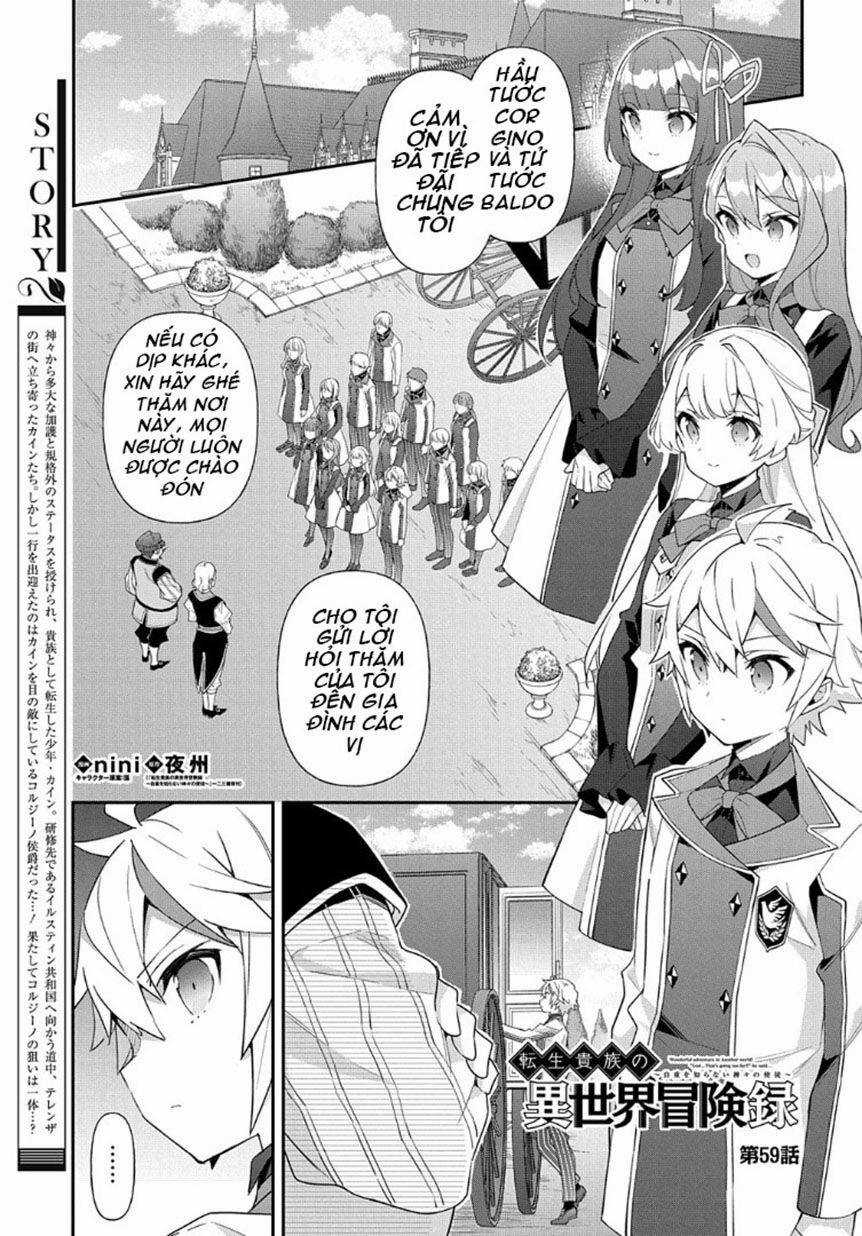 Được Chuyển Sinh, Tôi Sống Một Cuộc Đời Quý Tộc Ở Dị Giới Và Làm Những Chuyện Phi Thường Chapter 59 trang 3