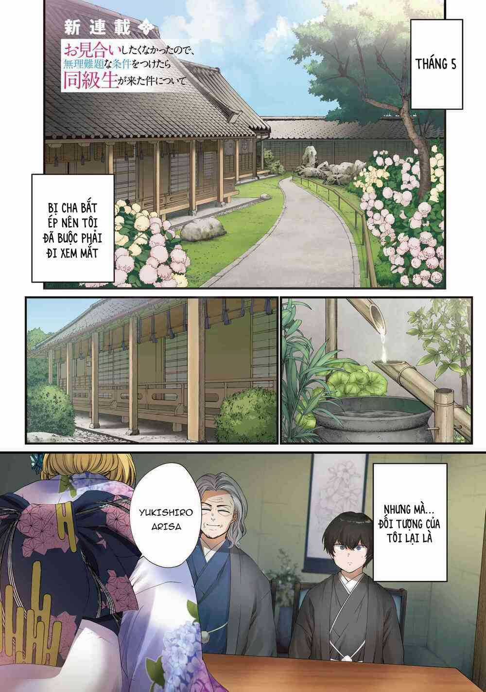 Được Mai Mối Với Cô Bạn Cùng Lớp Chapter 1 trang 2