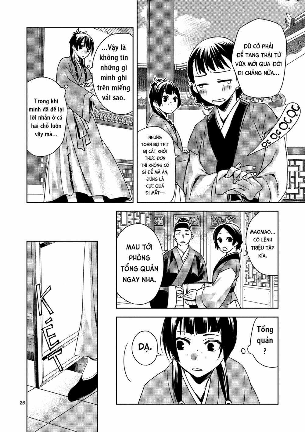 Dược Sư Tự Sự - Nhật Ký Giải Mã Bí Ẩn Chốn Hậu Cung Của Maomao Chapter 1 trang 24