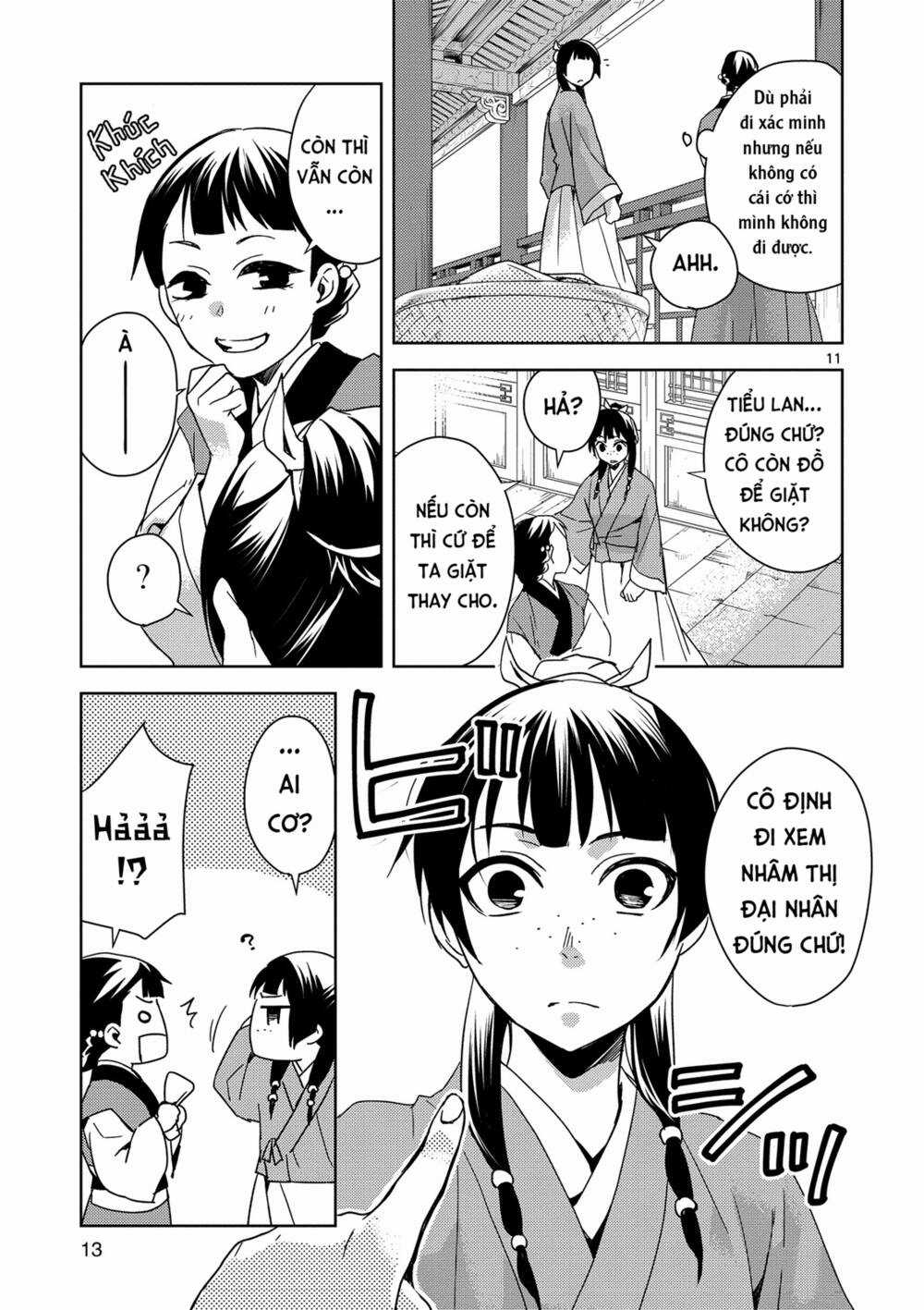 Dược Sư Tự Sự - Nhật Ký Giải Mã Bí Ẩn Chốn Hậu Cung Của Maomao Chapter 1 trang 9