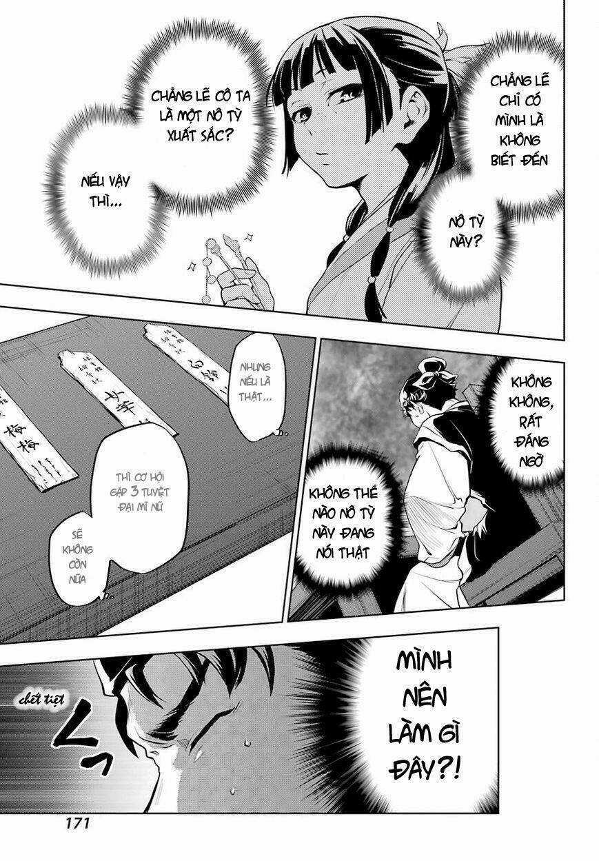 Dược Sư Tự Sự - Nhật Ký Giải Mã Bí Ẩn Chốn Hậu Cung Của Maomao Chapter 10 trang 20