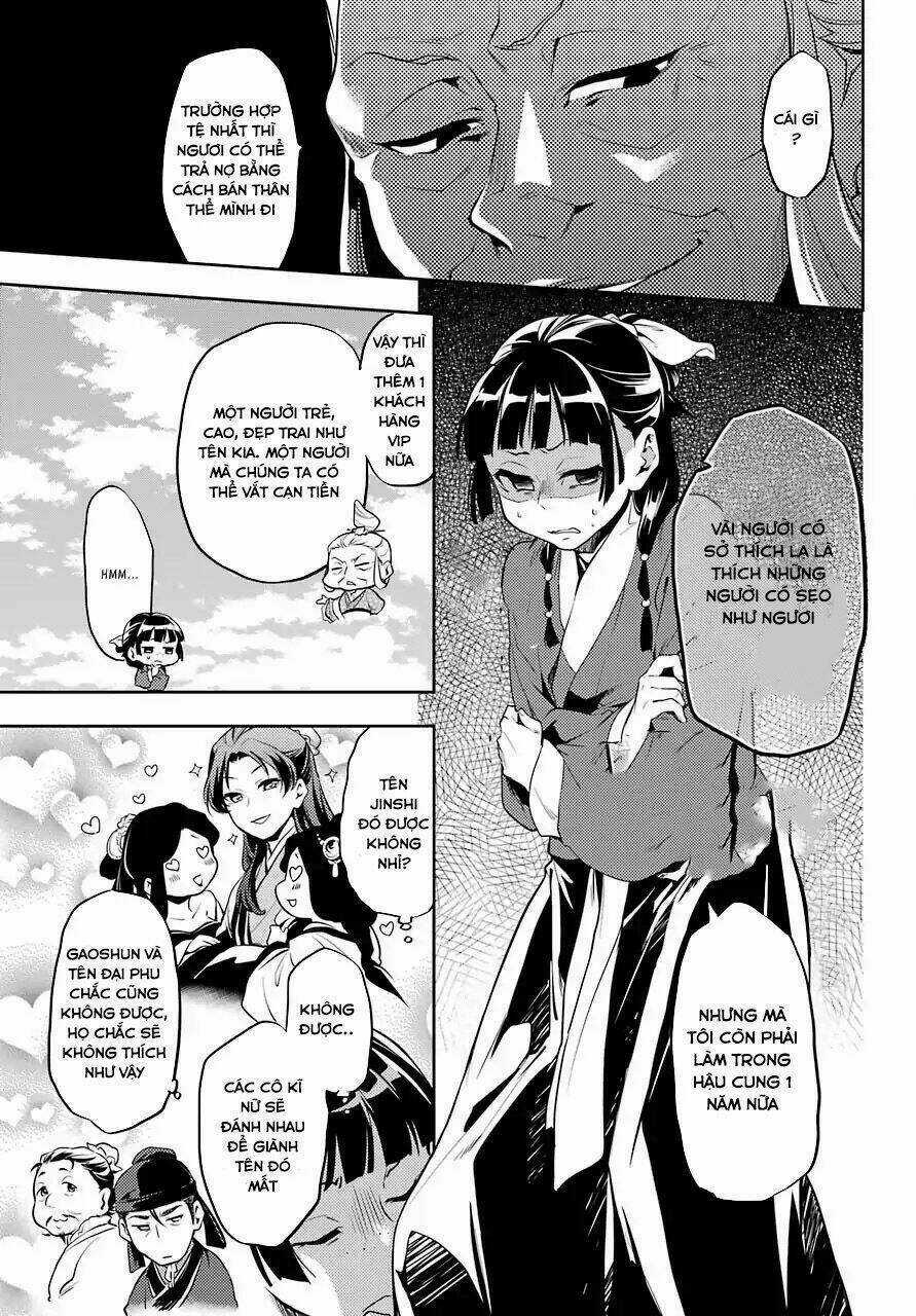 Dược Sư Tự Sự - Nhật Ký Giải Mã Bí Ẩn Chốn Hậu Cung Của Maomao Chapter 11 trang 13