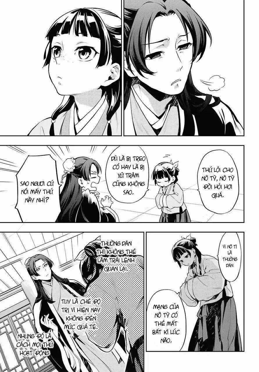 Dược Sư Tự Sự - Nhật Ký Giải Mã Bí Ẩn Chốn Hậu Cung Của Maomao Chapter 15 trang 13