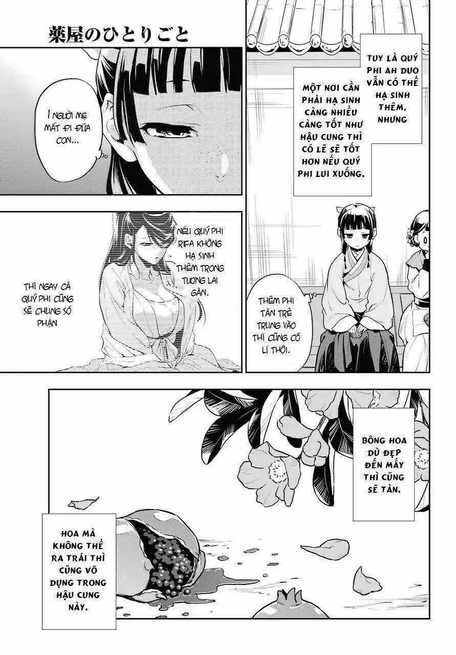 Dược Sư Tự Sự - Nhật Ký Giải Mã Bí Ẩn Chốn Hậu Cung Của Maomao Chapter 15 trang 17