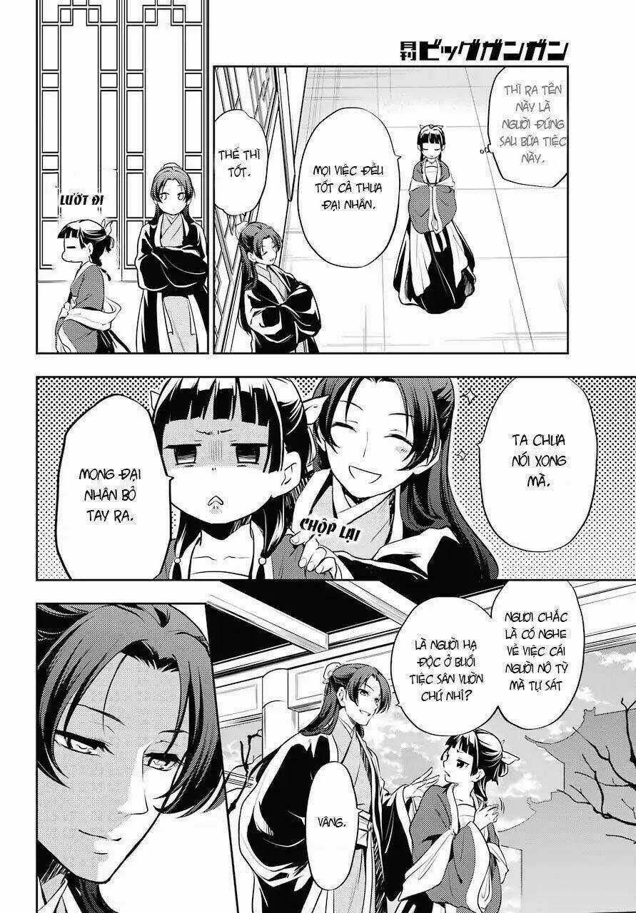 Dược Sư Tự Sự - Nhật Ký Giải Mã Bí Ẩn Chốn Hậu Cung Của Maomao Chapter 15 trang 26