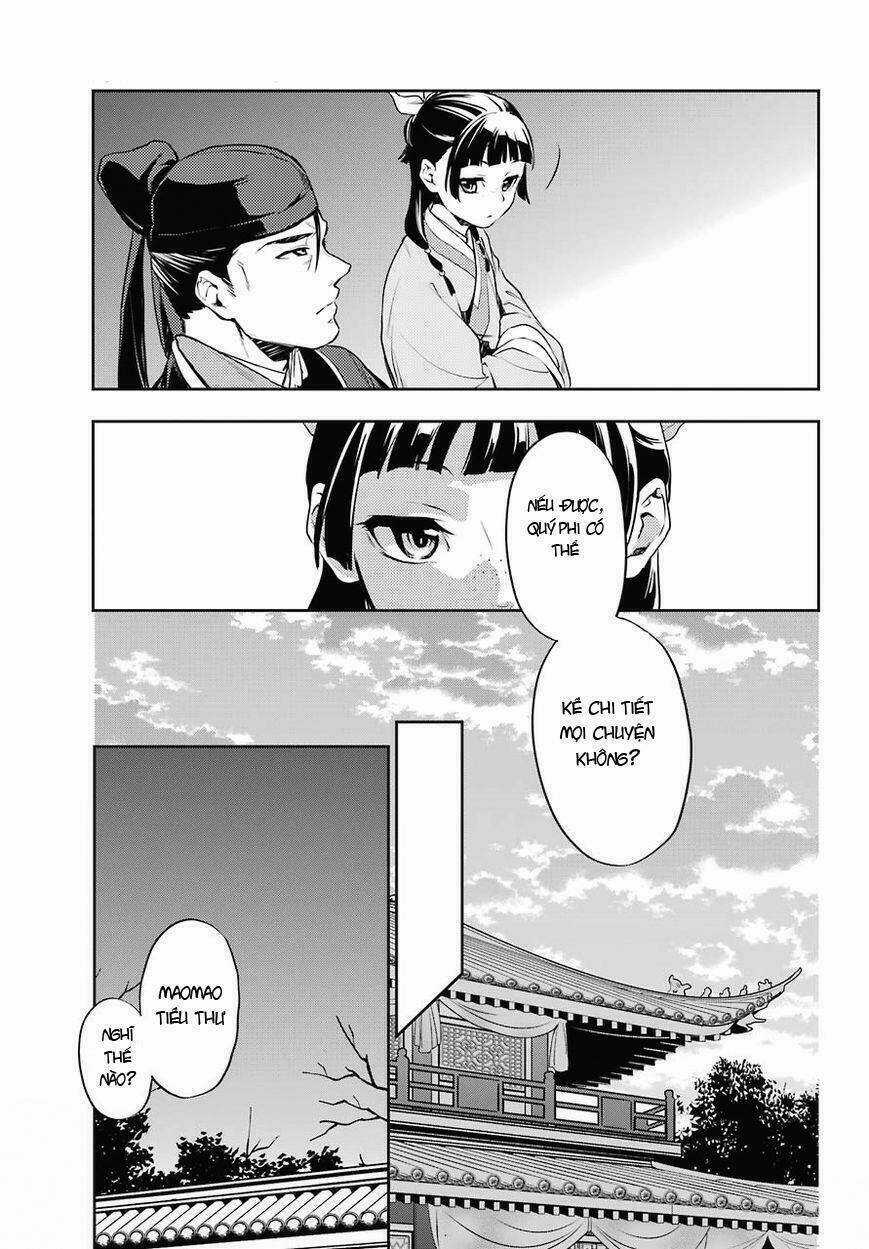 Dược Sư Tự Sự - Nhật Ký Giải Mã Bí Ẩn Chốn Hậu Cung Của Maomao Chapter 16 trang 32