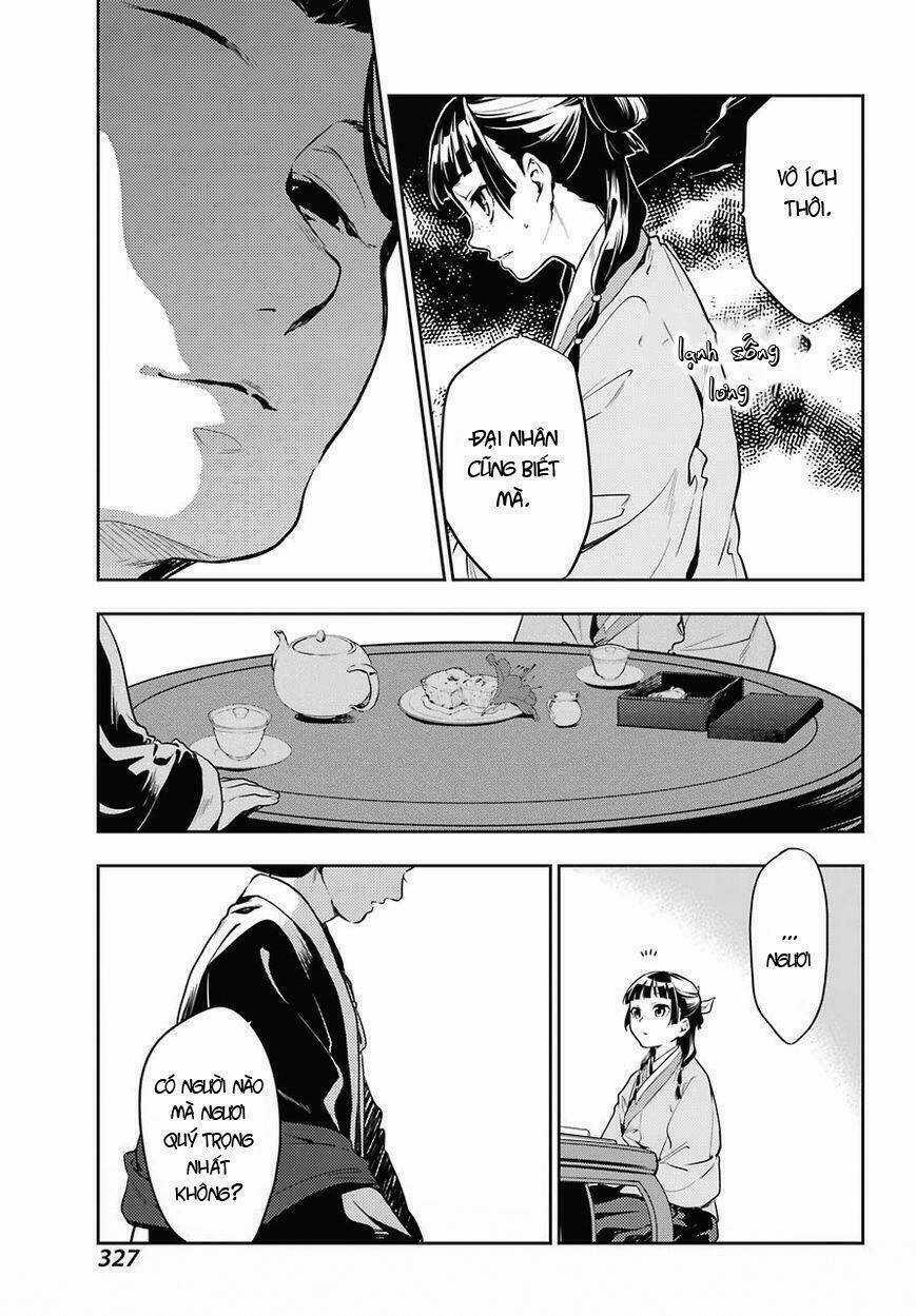 Dược Sư Tự Sự - Nhật Ký Giải Mã Bí Ẩn Chốn Hậu Cung Của Maomao Chapter 17 trang 22