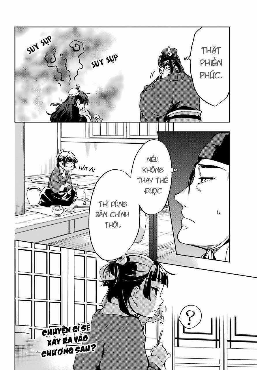 Dược Sư Tự Sự - Nhật Ký Giải Mã Bí Ẩn Chốn Hậu Cung Của Maomao Chapter 19 trang 17