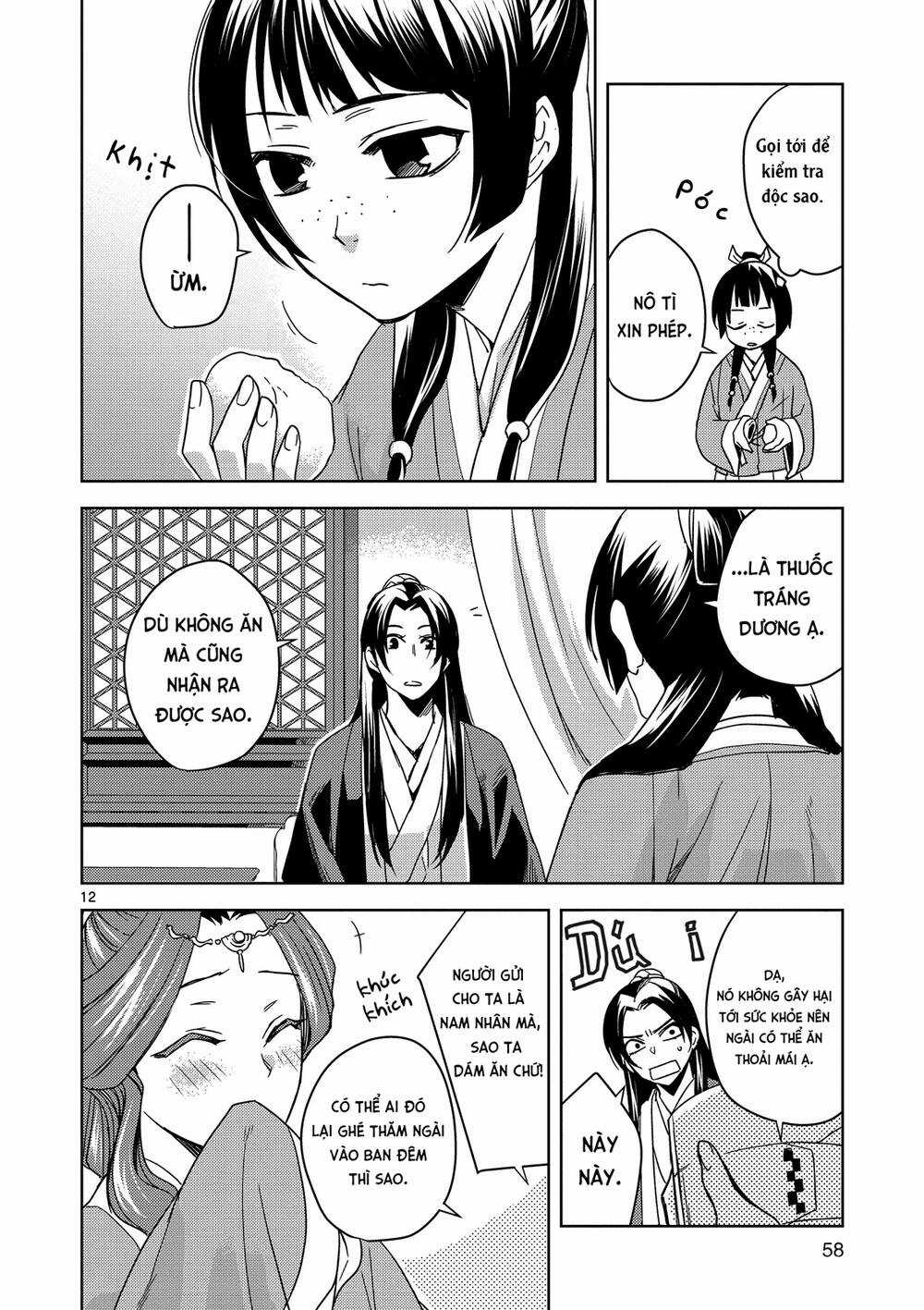 Dược Sư Tự Sự - Nhật Ký Giải Mã Bí Ẩn Chốn Hậu Cung Của Maomao Chapter 2 trang 11