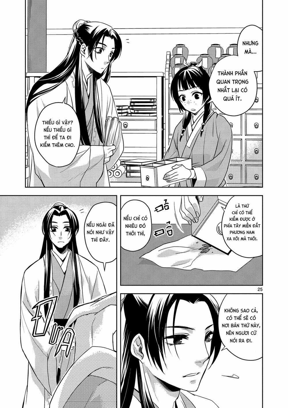 Dược Sư Tự Sự - Nhật Ký Giải Mã Bí Ẩn Chốn Hậu Cung Của Maomao Chapter 2 trang 23