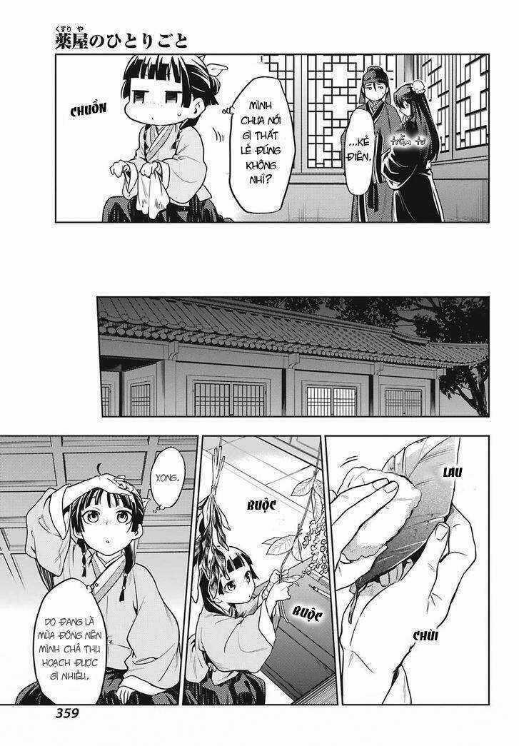 Dược Sư Tự Sự - Nhật Ký Giải Mã Bí Ẩn Chốn Hậu Cung Của Maomao Chapter 22 trang 14