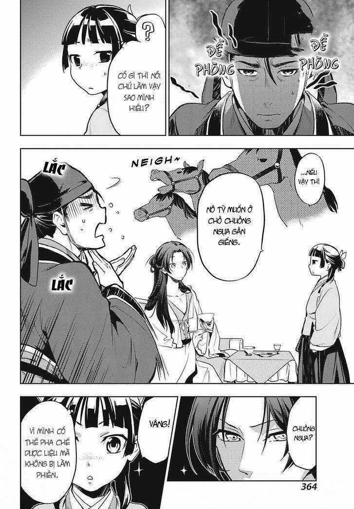 Dược Sư Tự Sự - Nhật Ký Giải Mã Bí Ẩn Chốn Hậu Cung Của Maomao Chapter 22 trang 19